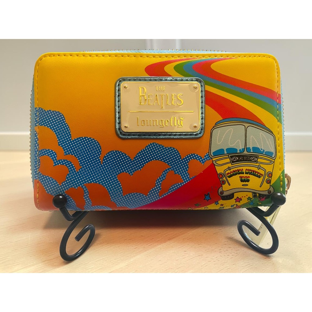 Loungefly Officially Licensed The Beatles Magical Mystery Tour Wallet NWOT